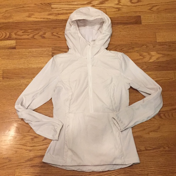lululemon athletica Jackets & Blazers - Lululemon Run for Cold Half Zip Pullover Size 6